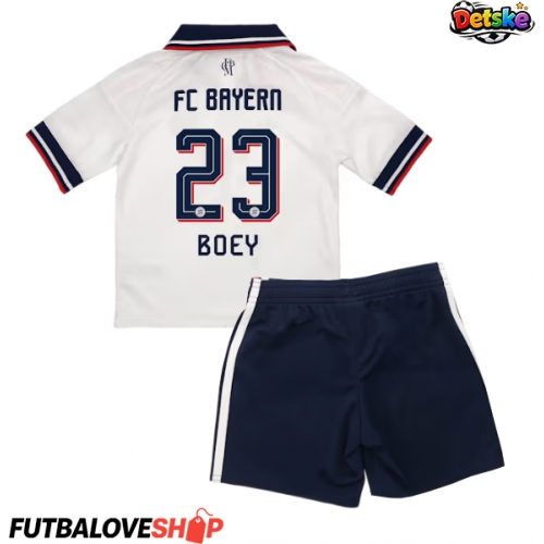 Dres Bayern Munich Sacha Boey #23 Preč pre deti 2026-27 Krátky Rukáv (+ trenírky)